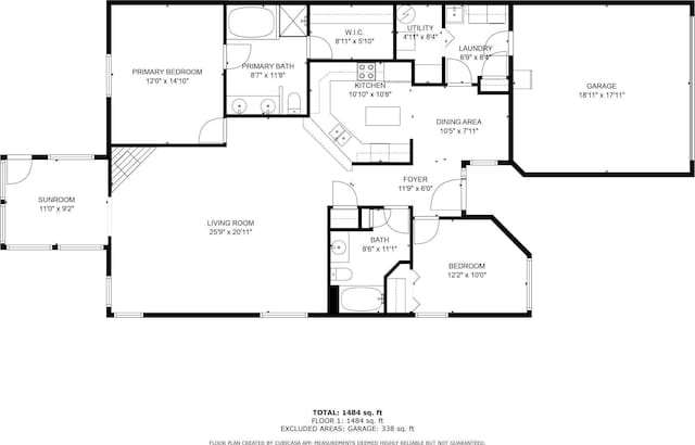 1978 110th Ct NE Unit 1103, Blaine, MN 55449 - view of home floor plan