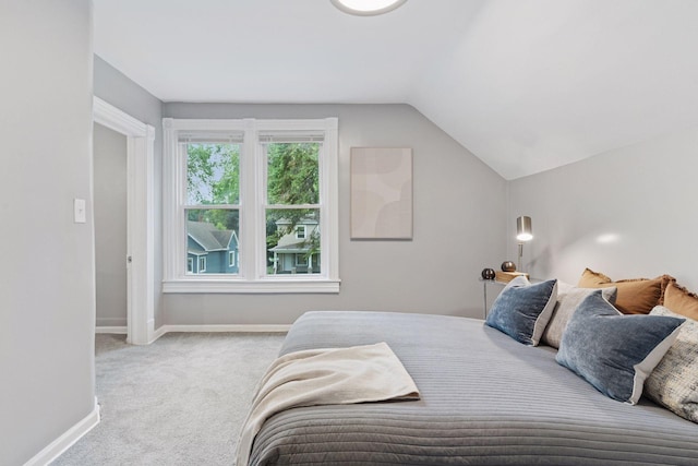 59 Winnipeg Ave, Saint Paul, MN 55117 - carpeted bedroom featuring lofted ceiling and baseboards