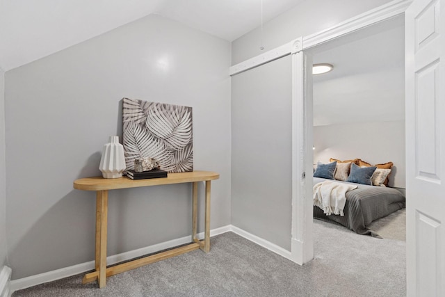59 Winnipeg Ave, Saint Paul, MN 55117 - carpeted bedroom with vaulted ceiling and baseboards