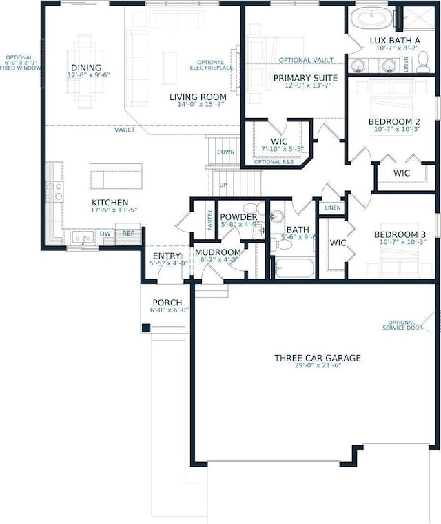4480 86th St NE, Monticello, MN 55362 - view of floor plan / room layout