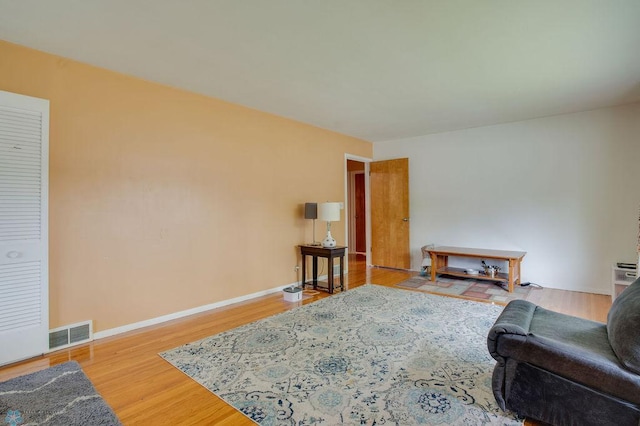 1021 1st St S, Moorhead, MN 56560 - living area with wood finished floors and baseboards