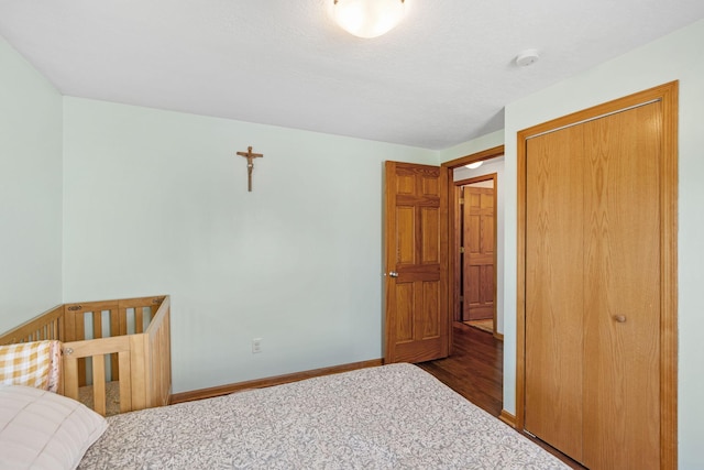500 Cartway Rd, Champlin, MN 55316 - bedroom with wood finished floors and a closet