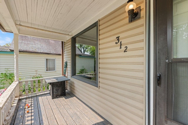 312 5th Ave, Bovey, MN 55709 - view of wooden terrace