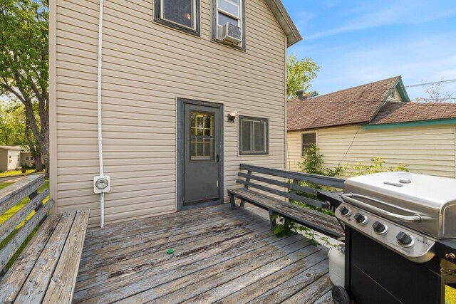312 5th Ave, Bovey, MN 55709 - deck featuring a grill