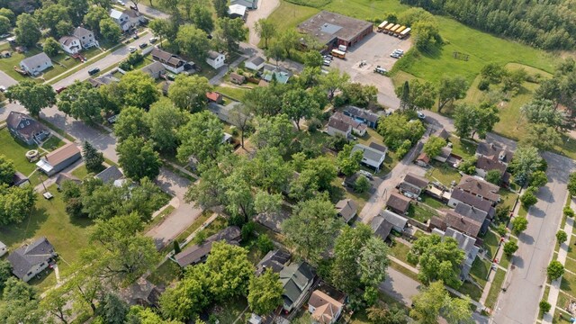312 5th Ave, Bovey, MN 55709 - aerial view of property and surrounding area with nearby suburban area