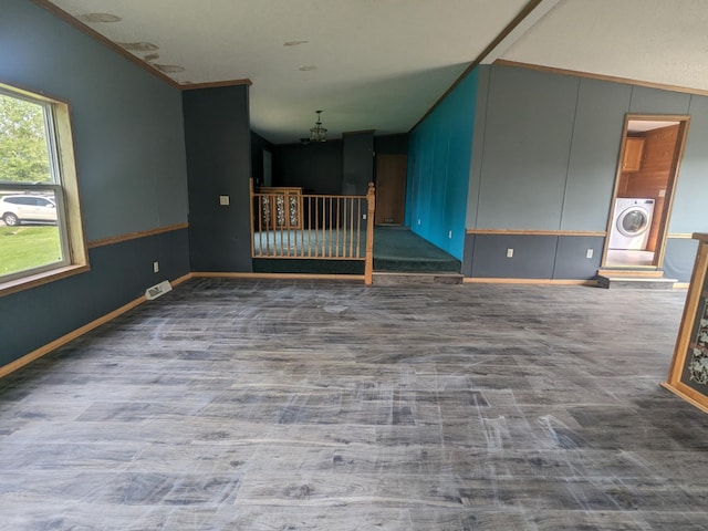 204 6th St W, Carlos, MN 56319 - spare room with washer / dryer and baseboards