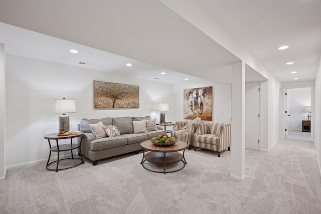 6676 Jason Ave NE, Monticello, MN 55362 - carpeted living room with baseboards and recessed lighting