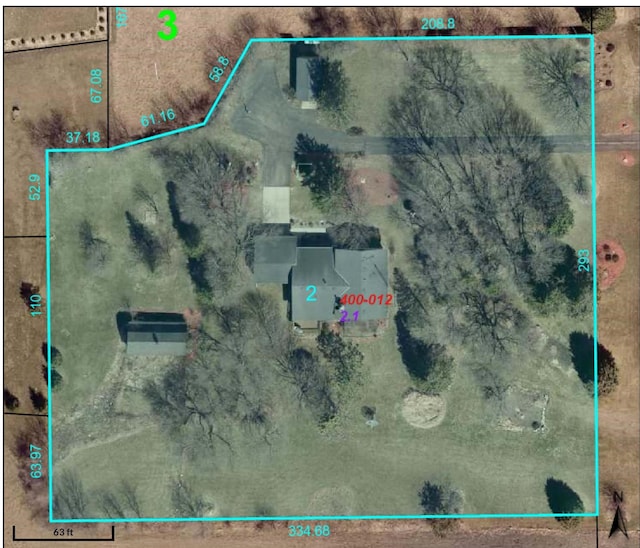 20206 Monks Ave, Mankato, MN 56001 - aerial overview of property's location