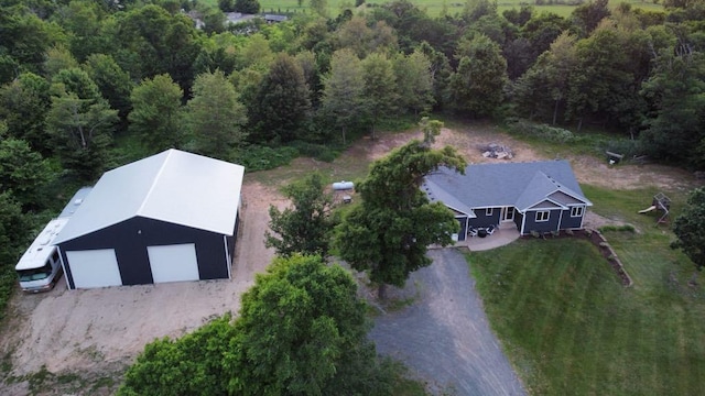 26780 Packard St NE, Athens Twp, MN 55040 - view of subject property with a heavily wooded area
