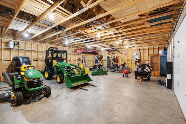 695 Pine Lake Ln, Bone Lake Twp, WI 54837 - view of garage