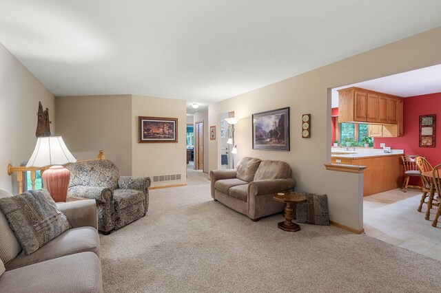 9855 Kadler Ave NE, Otsego, MN 55362 - living area featuring light colored carpet and baseboards