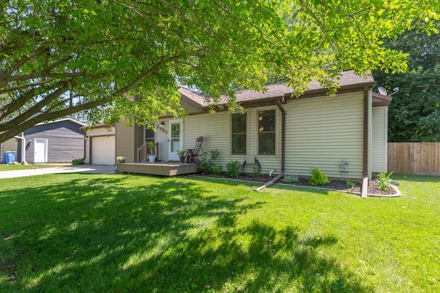2585 3rd Ave NE, Owatonna, MN 55060 - single story home featuring a garage, driveway, and an outdoor structure