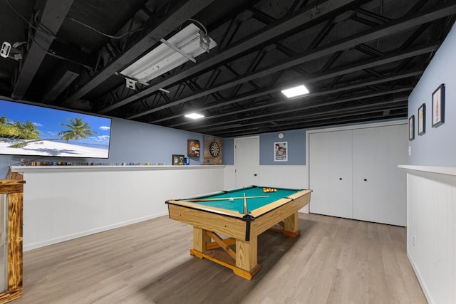 2585 3rd Ave NE, Owatonna, MN 55060 - recreation room featuring wood finished floors and billiards