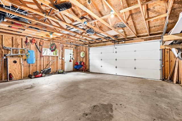 28 16th St, Cloquet, MN 55720 - garage featuring a garage door opener