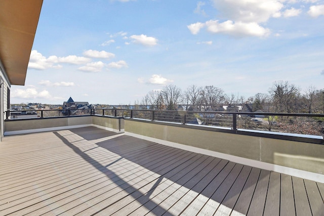 222 Ferndale Rd S, Wayzata, MN 55391 - view of wooden terrace
