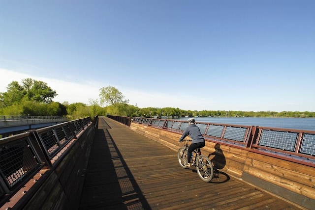 222 Ferndale Rd S, Wayzata, MN 55391 - dock featuring a water view