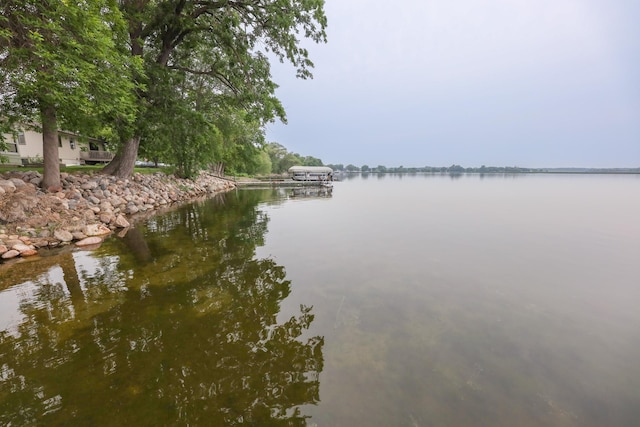 17 Lake St, Osakis, MN 56360 - water view featuring a boat dock