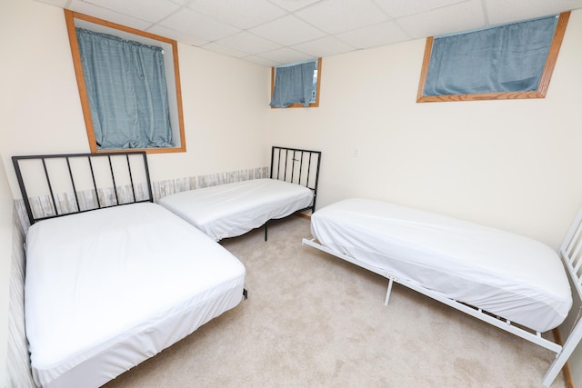 17 Lake St, Osakis, MN 56360 - carpeted bedroom with a paneled ceiling