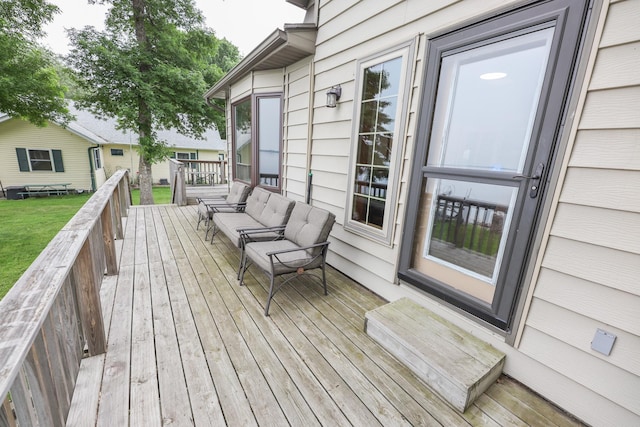 17 Lake St, Osakis, MN 56360 - view of wooden terrace
