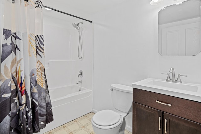 957 Hall Ave W, Saint Paul, MN 55118 - bathroom with vanity, shower / bath combo with shower curtain, and tile patterned floors