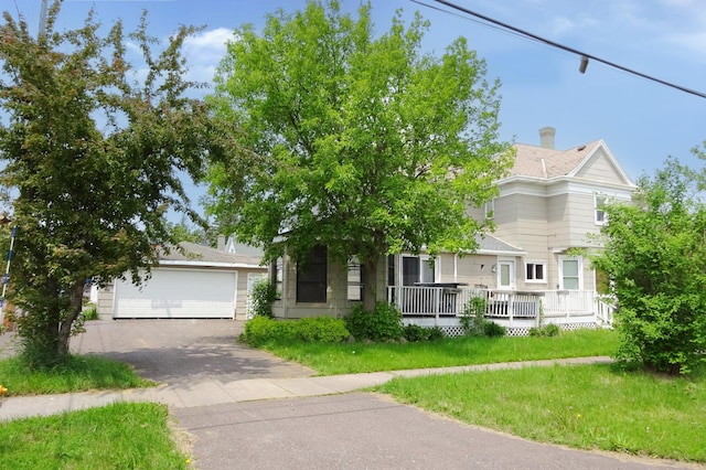 2332 7th St, Superior, WI 54880 - view of front of home with a detached garage