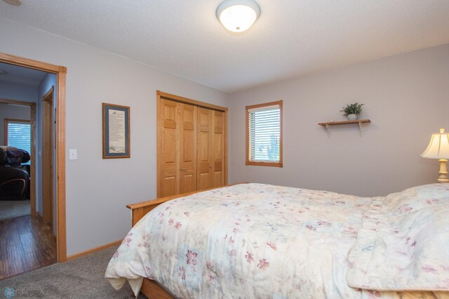 633 Leonards Way, Argusville, ND 58005 - bedroom with a closet and carpet floors