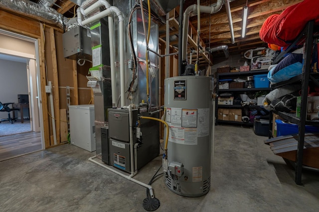 695 Marcus Pl NE, Byron, MN 55920 - utility room featuring water heater