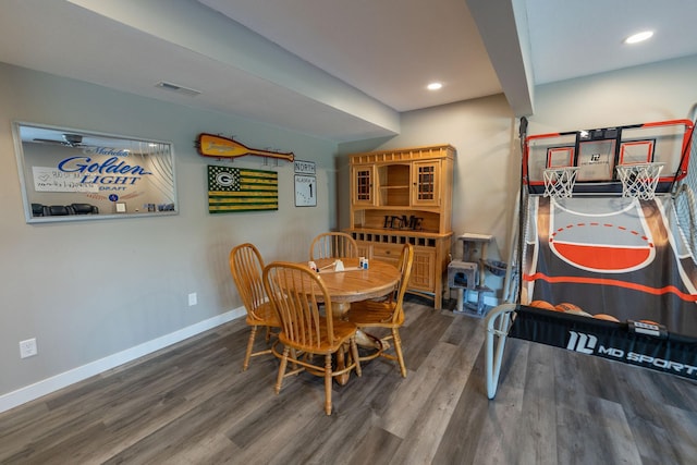695 Marcus Pl NE, Byron, MN 55920 - dining room with wood finished floors and recessed lighting