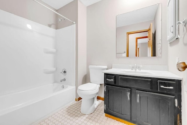 1420 17th St W, Hastings, MN 55033 - full bathroom featuring vanity, bathing tub / shower combination, and tile patterned floors