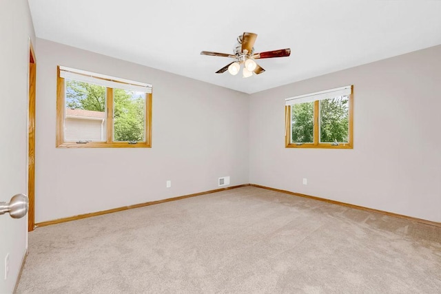1420 17th St W, Hastings, MN 55033 - unfurnished room with plenty of natural light, light colored carpet, and a ceiling fan
