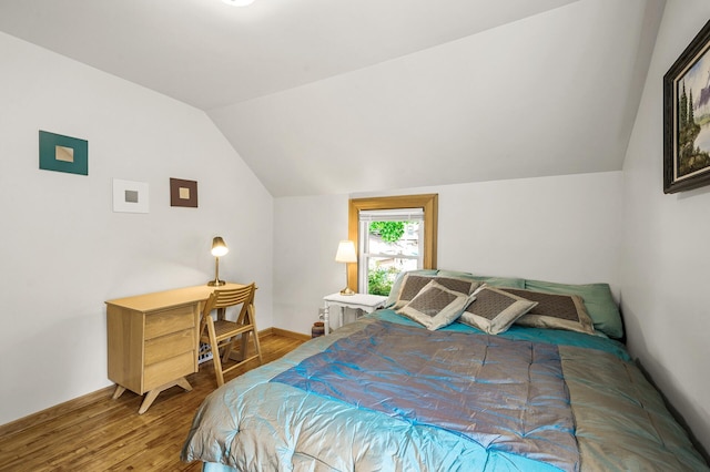 3231 41st Ave S, Minneapolis, MN 55406 - bedroom with wood finished floors and vaulted ceiling