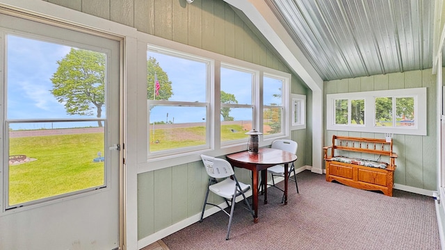12833 Twilight Rd, South Harbor Twp, MN 56359 - sunroom / solarium with vaulted ceiling