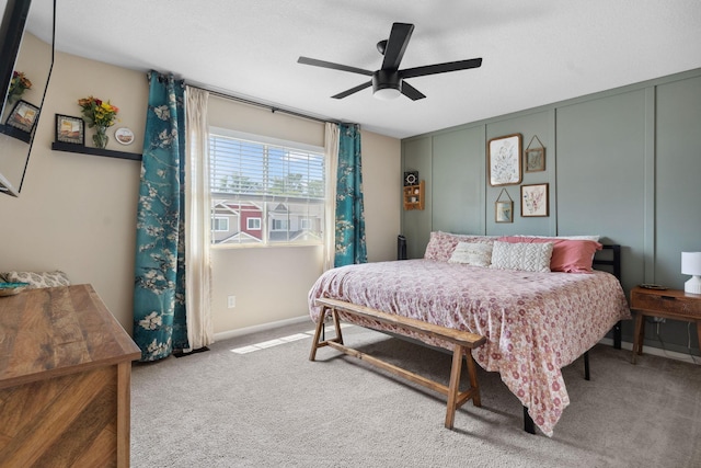 8468 Gateway Cir, Monticello, MN 55362 - bedroom featuring carpet floors and a ceiling fan