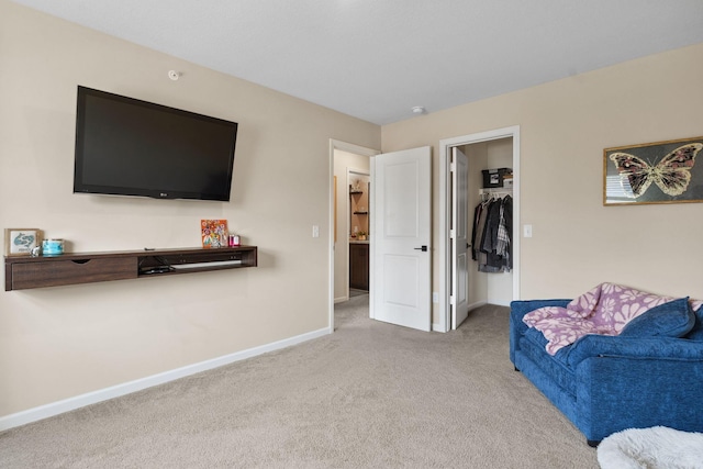 8468 Gateway Cir, Monticello, MN 55362 - sitting room featuring carpet and baseboards