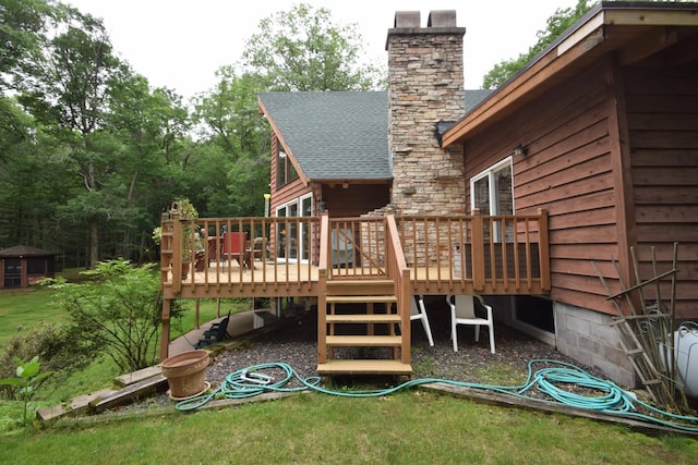 28716 Kilkare Rd, Danbury, WI 54830 - view of wooden terrace