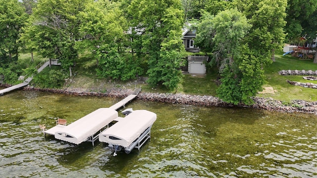 13188 Chicago Club Ln NE, Alexandria, MN 56308 - dock area with a water view