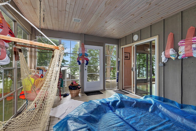 13188 Chicago Club Ln NE, Alexandria, MN 56308 - sunroom / solarium featuring a jacuzzi