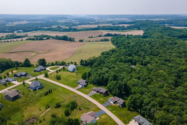 1115 Timber Path, Menomonie, WI 54751 - aerial view of property's location featuring rural landscape