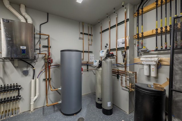 1500 Weatherhill Ridge Ct SW, Rochester Twp, MN 55902 - utility room with water heater