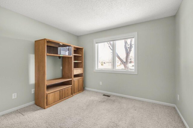 8425 Rice Lake Rd, Maple Grove, MN 55369 - unfurnished bedroom featuring light carpet and a textured ceiling