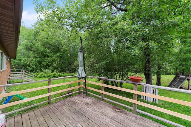 4767 Mccomber Rd, Duluth, MN 55803 - view of wooden terrace