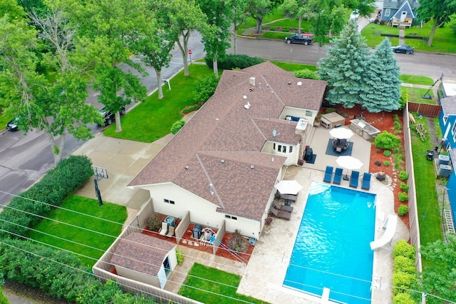 701 Oak Ave, Olivia, MN 56277 - view of subject property featuring a pool area