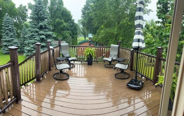 302 Peifer Dr, Litchfield, MN 55355 - view of deck