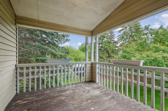 6936 Lake Ter E, Woodbury, MN 55125 - view of wooden deck