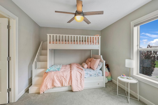 18175 61st Ave N, Plymouth, MN 55446 - bedroom featuring carpet floors and ceiling fan