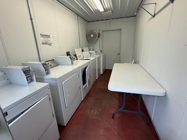 1540 US Highway 59 Unit 203, Detroit Lakes, MN 56501 - communal laundry room featuring separate washer and dryer