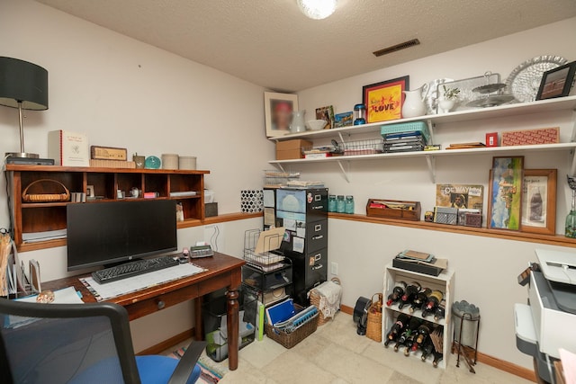 4887 Tee Ct SW, Rochester, MN 55902 - office space with a textured ceiling and tile patterned floors