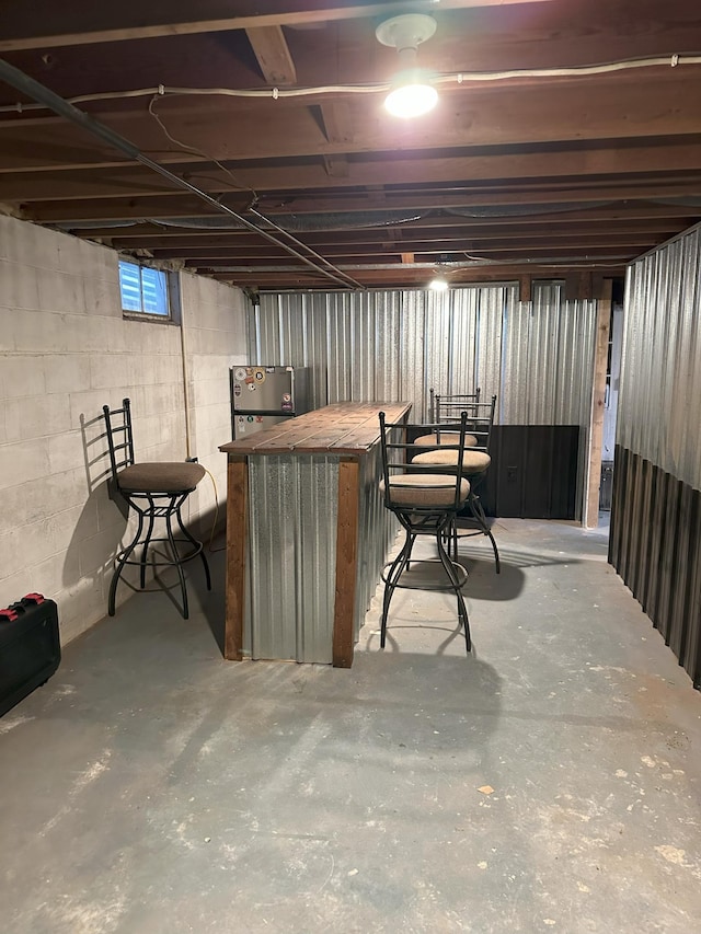 15729 232nd Ave NE, Hawick, MN 56273 - below grade area with concrete block wall