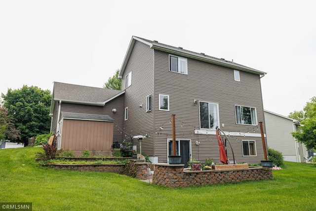6354 151st Street Ct N, Hugo, MN 55038 - rear view of property with a lawn and a patio
