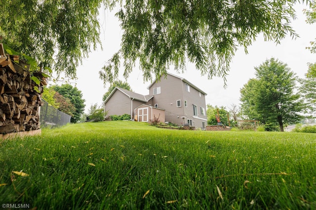 6354 151st Street Ct N, Hugo, MN 55038 - view of yard featuring a shed